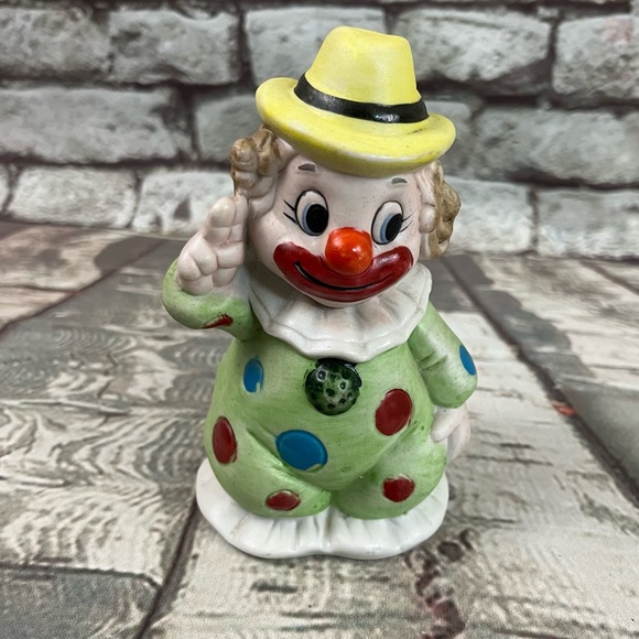Vintage Porcelain Salute Clown Bell - Picture 13 of 13